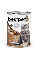 Bestpet Tavuklu ve Ciğerli Yetişkin Kedi Konserve Yaş Maması 400 gr