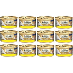 Gourmet Gold Kıyılmış Tavuklu Yetişkin Kedi Konserve Yaş Maması 12X85 gr