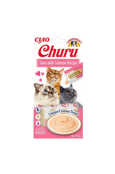 Inaba Churu Ton Balıklı ve Somonlu Yetişkin Kedi Krama Ödül Maması 4X14 gr