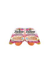 Inaba Twins Tavuklu & Somonlu ve Ton Balıklı Jöleli Yetişkin Kedi Konserve Ödül Maması 2X35 gr