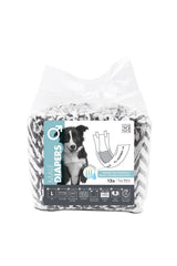 M-Pets Diapers Erkek Köpekler İçin Külot Bez L 40-52 cm 12'li
