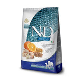 N&D Ocean Düşük Tahıllı Morina Balıklı ve Portakallı Medium Maxi Yetişkin Köpek Kuru Maması 12 kg