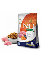 N&D Pumpkin Tahılsız Kuzulu ve Yaban Mersinli Mini Irk Yavru Köpek Kuru Maması 2,5 kg