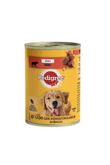 Pedigree Sığırlı ve Ciğer Karışımlı Yetişkin Köpek Konserve Yaş Maması 400 gr