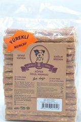 Rakun Munchy Yürekli Çubuk İnce Köpek Ödül Maması 12 cm 100' lü Paket (Yeni)