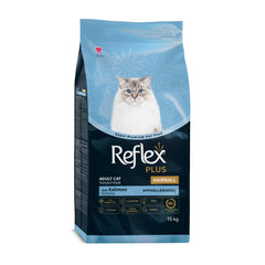 Reflex Plus Somonlu Hairball (Tüy Yumağı Önleyici )Yetişkin Kedi Kuru Maması 15 kg