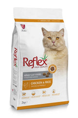 Reflex Tavuklu ve Pirnçli Yetişkin Kedi Kuru Maması 2 kg (Yeni)