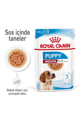 Royal Canin Medium Puppy Orta Irk Yavru Köpek Yaş Maması 10X140 gr
