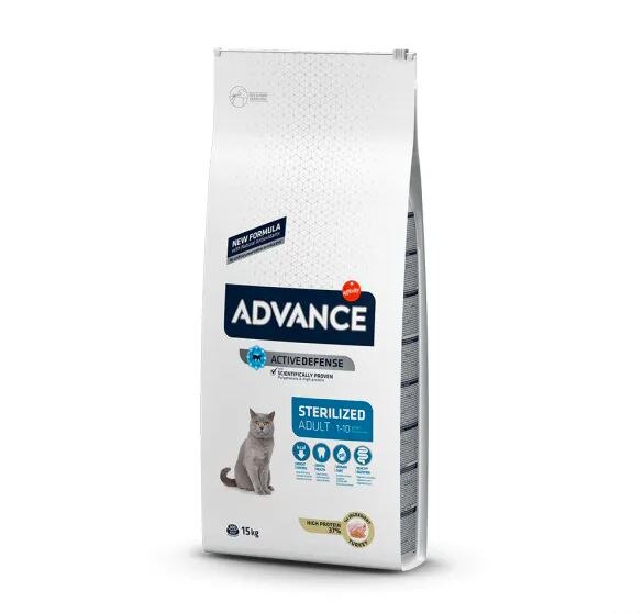 Advance Hindili Kısırlaştırılmış Yetişkin Kedi Kuru Maması 15 kg