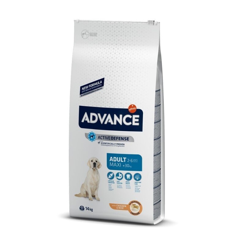 Advance Tavuklu ve Pirinçli Büyük Irk Yetişkin Köpek Kuru Maması 14 kg