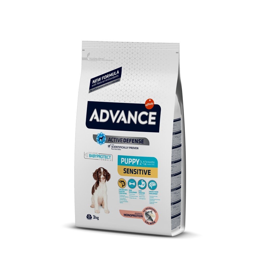 Advance Somonlu Sensitive (Hassas) Yavru Köpek Kuru Maması 3 kg