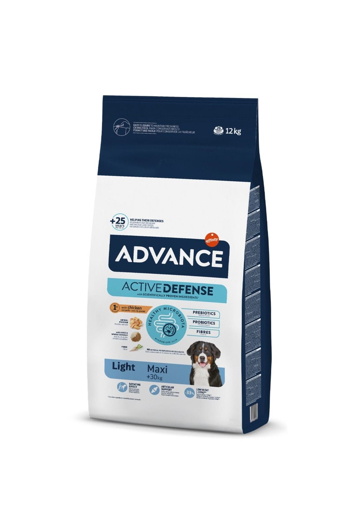 Advance Maxi Light Tavuklu Büyük Irk Yetişkin Köpek Kuru Maması 12 kg