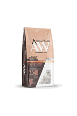Animal World Somonlu Kısırlaştırılmış Yetişkin Kedi Kuru Maması 15 kg