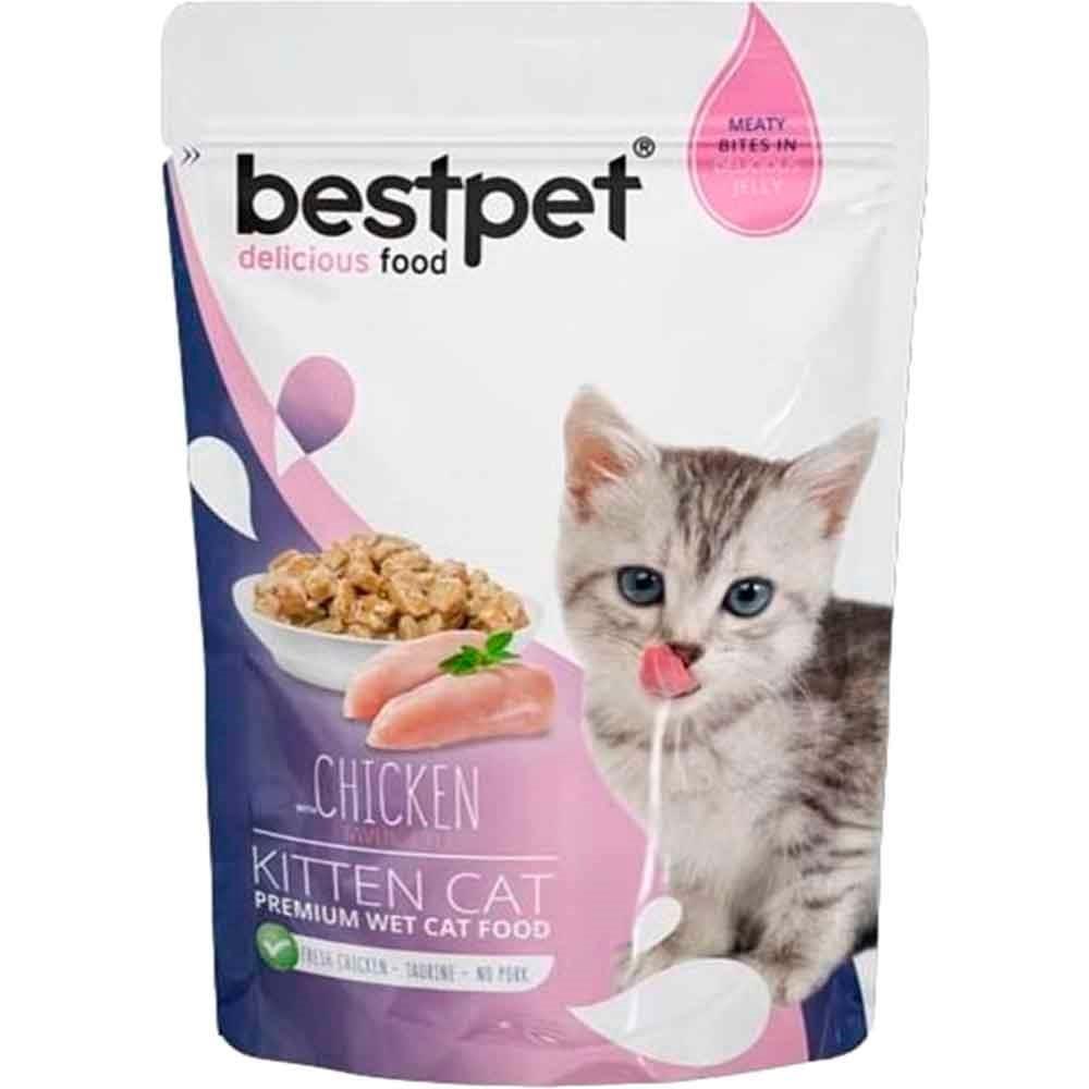 BestPet Tavuklu Yavru Kedi Konserve Yaş Maması 85 gr