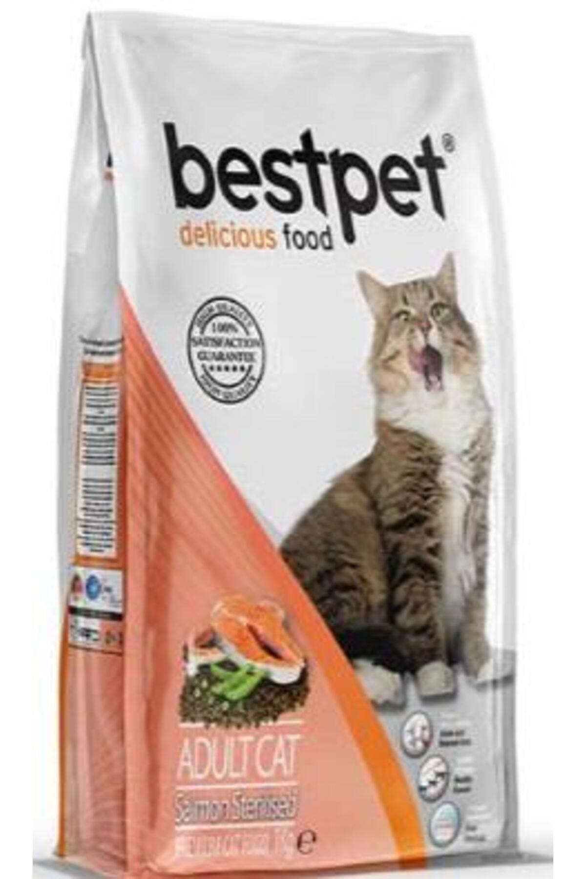 Bestpet Somonlu Kısırlaştırılmış Yetişkin Kedi Kuru Maması 15 kg