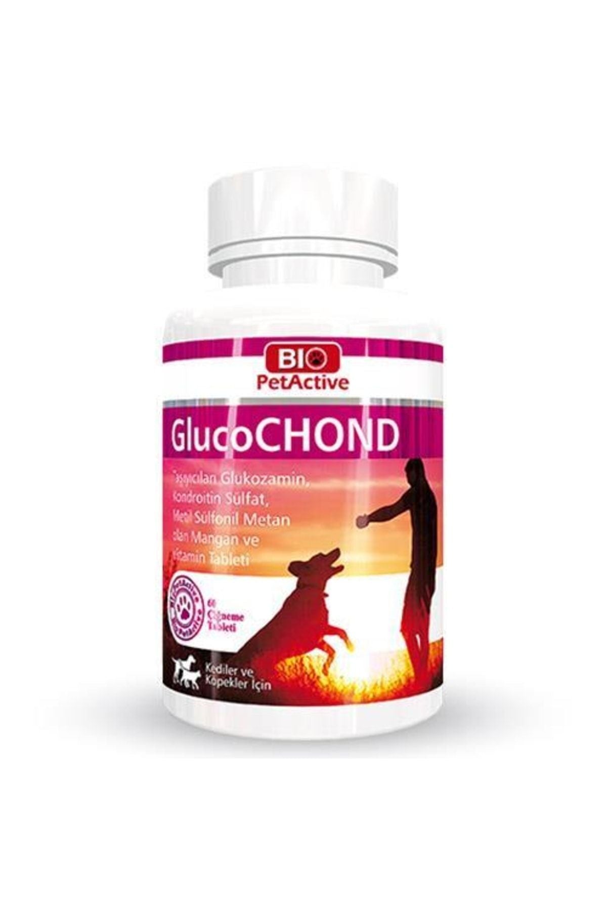 Bio Petactive Glucochond Kedi ve Köpek İçin Eklem Güçlendirici Vitamin 60 Tablet