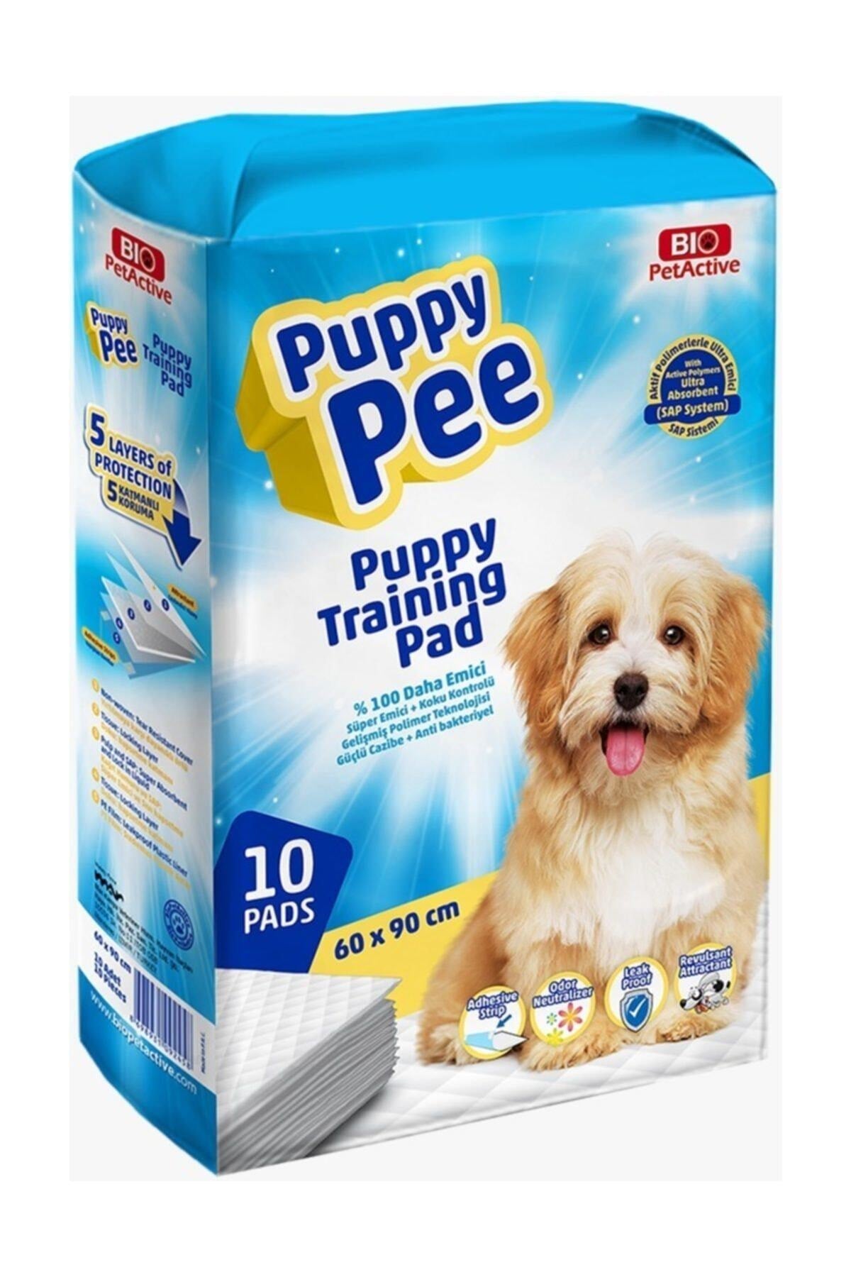 Bio Petactive Puppy Pea Yavru Köpekler İçin Çiş Pedi 60X90 10 Adet