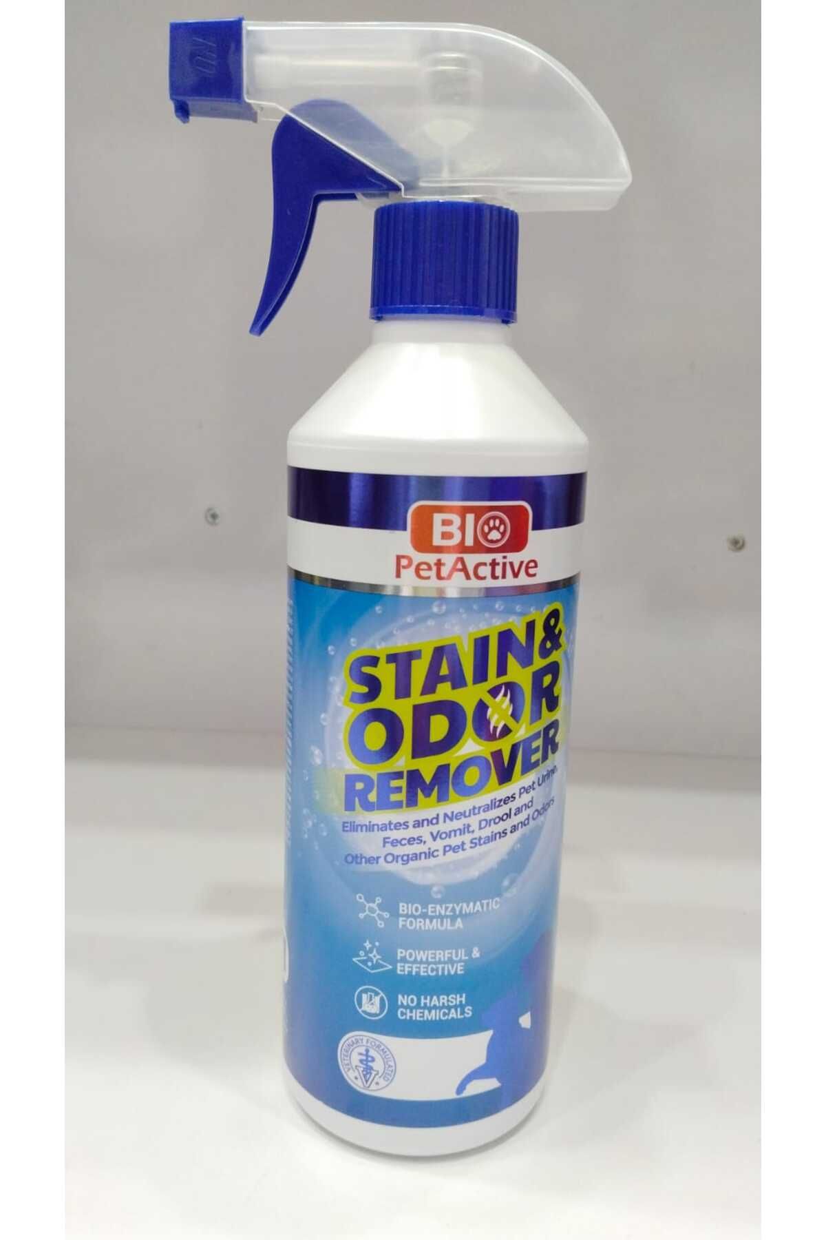 Bio Petactive Stain & Odor Remover Leke ve Koku Giderici Temizleme Spreyi 490 ml