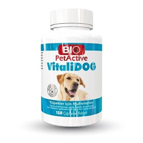 Bio Petactive Vitalidog Yetişkin Köpek Multivitamin 150 Tablet