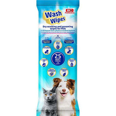 Bio Petactive Wash Wipes Kedi ve Köpek Temizleme Mendili Küçük Boy (25 Adet)