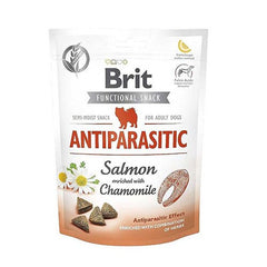 Brit Care Snack Antiparasitic Somonlu ve Papatyalı Parazit Önleyicili Köpek Ödül Maması 150 gr