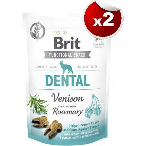 Brit Care Snack Dental Geyik ve Biberiyeli Köpek Ödül Maması 150 gr X 2 Adet