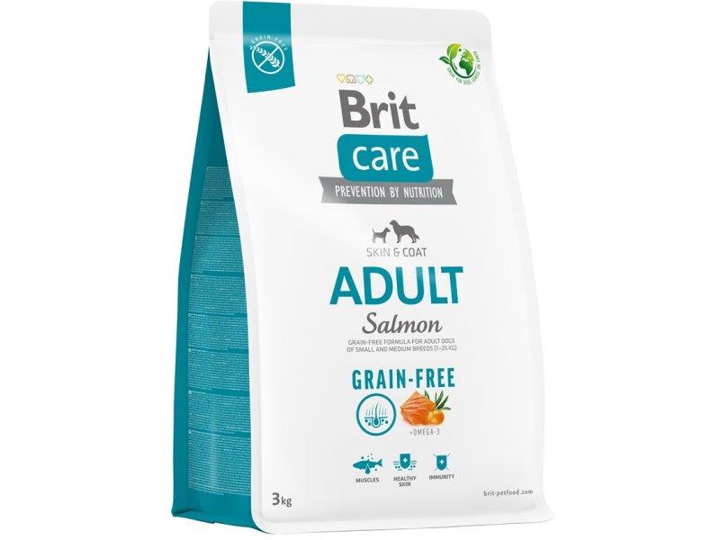 Brit Care Grain-Free Tahılsız Somonlu ve Patatesli Skin & Coat Tüm Irklar için Yetişkin Köpek Kuru Maması 3 kg