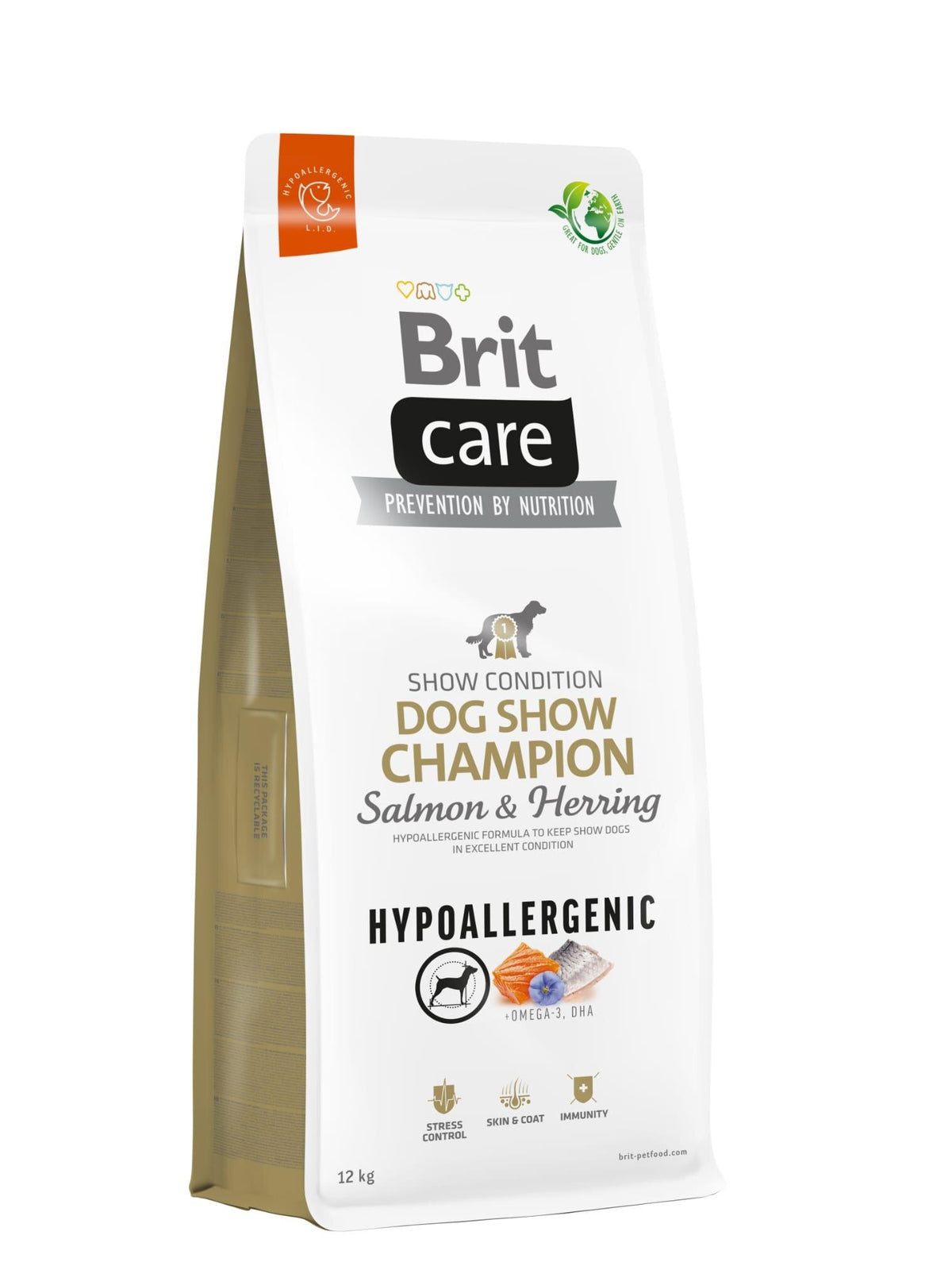 Brit Care Dog Show Champion Somonlu ve Balıklı Hipoalerjenik Yetişkin Köpek Kuru Maması 12 kg