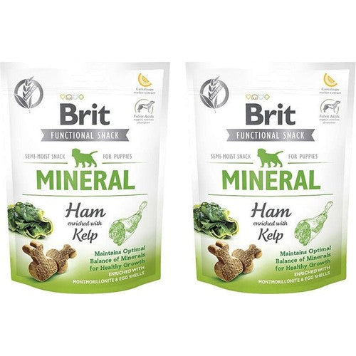 Brit Care Snack Fonksiyonel Aperatif Mineral Jambonlu Yavru Köpek 150 gr X2