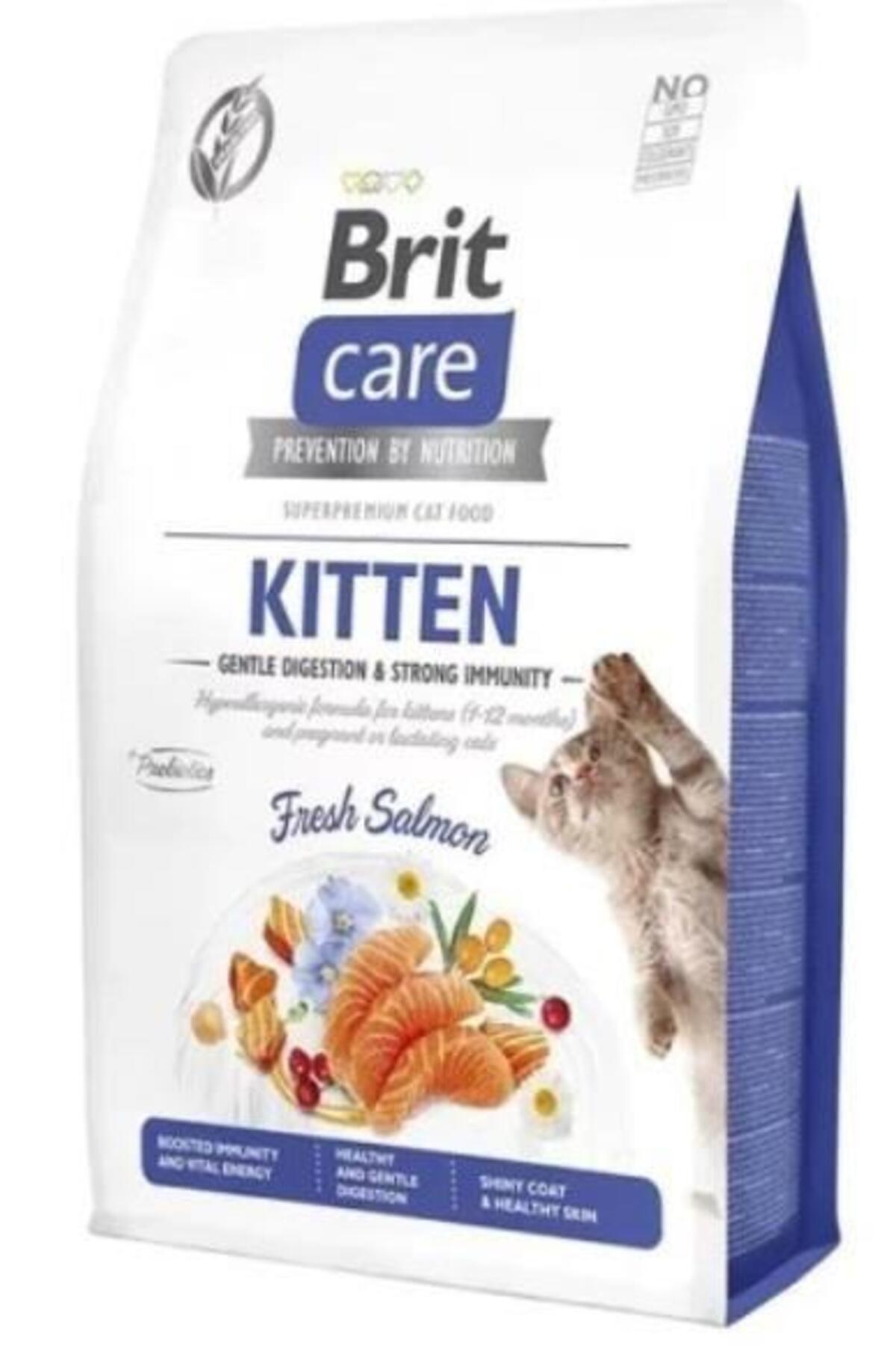 Brit Care Grain-Free Tahılsız Somonlu Digestion & Strong Immunity Yavru Kedi Kuru Maması 7 kg