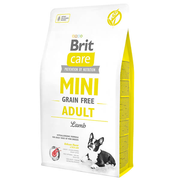 Brit Care Grain-Free Tahılsız Kuzulu Mini Irk Yetişkin Köpek Kuru Maması 7 kg