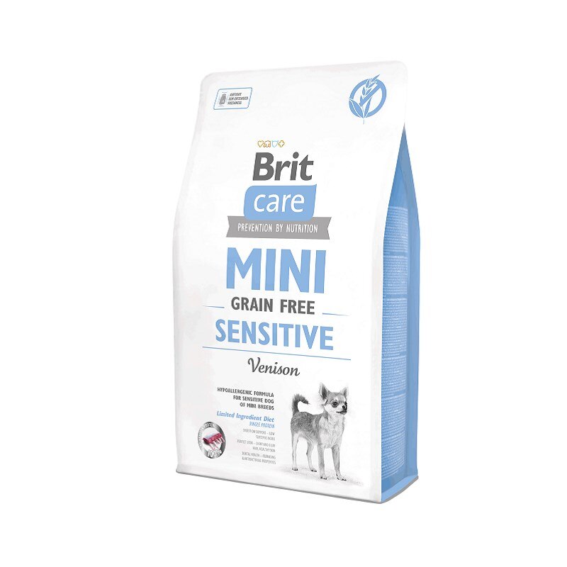 Brit Care Grain-Free Tahılsız Geyikli Hassas Mini Irk Yetişkin Köpek Kuru Maması 2 kg