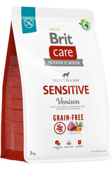 Brit Care Grain-Free Tahılsız Geyikli Sensitive Yetişkin Köpek Kuru Maması 3 kg