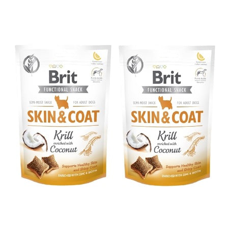 Brit Care Snack Skin Coat Deri ve Tüy Sağlığı Köpek Ödül Maması 150 gr X 2 Adet