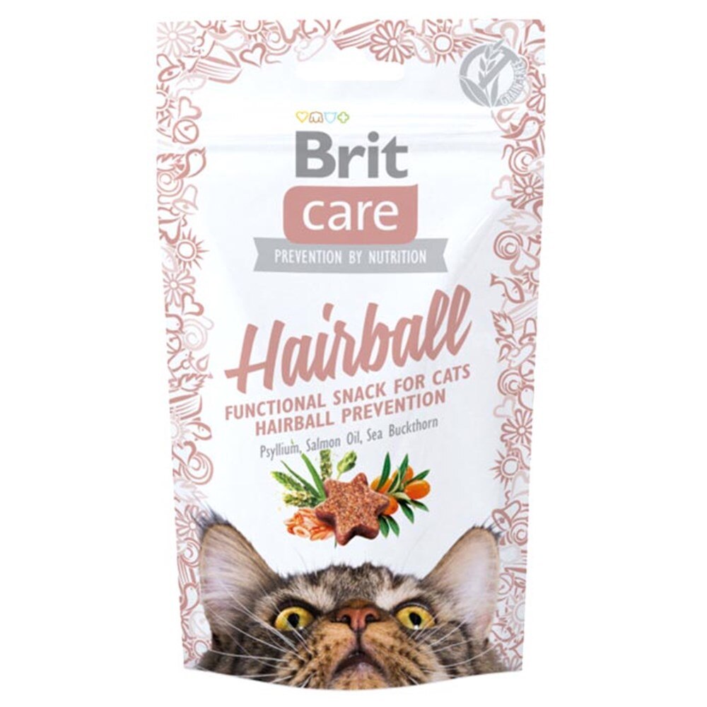 Brit Care Snack Hairball Ördekli Kedi Yumağı Önleyicili Kedi Ödül Maması 50 gr