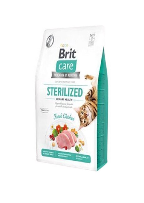 Brit Care Grain-Free Tahılsız Tavuklu Urinary İdrar Sağlığı Destekleyicili Kısırlaştırılmış Yetişkin Kedi Kuru Maması 7 kg