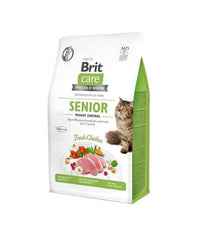 Brit Care Grain-Free Tahılsız Tavuklu Diyet Kilo Kontrolü Yaşlı Kedi Kuru Maması 2 kg