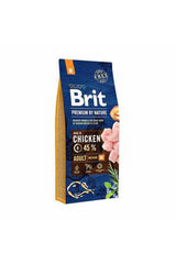 Brit Premium By Nature Tavuklu ve Pirinçli Orta Irk Yetişkin Köpek Kuru Maması 15 kg