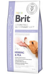 Brit Veterinary Diets Tahılsız Ringa Balıklı ve Bezelyeli Gastrointestinal Sindirim için Yetişkin Köpek Kuru Maması 12 kg