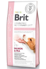 Brit Veterinary Diets Tahılsız Somonlu ve Bezelyeli Hipoalerjenik Cilt Sağlığı Yetişkin Köpek Kuru Maması 12 kg