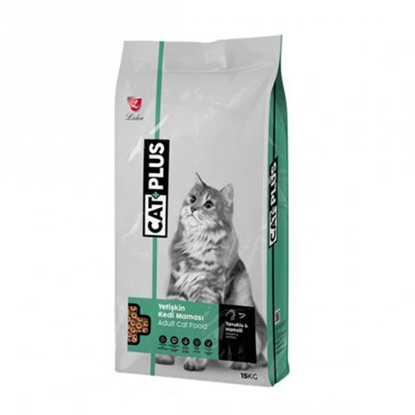 Cat Plus Düşük Tahıllı 34/16 Hipoalerjenik Tavuklu ve Hamsili Yetişkin Kedi Kuru Maması 15 kg