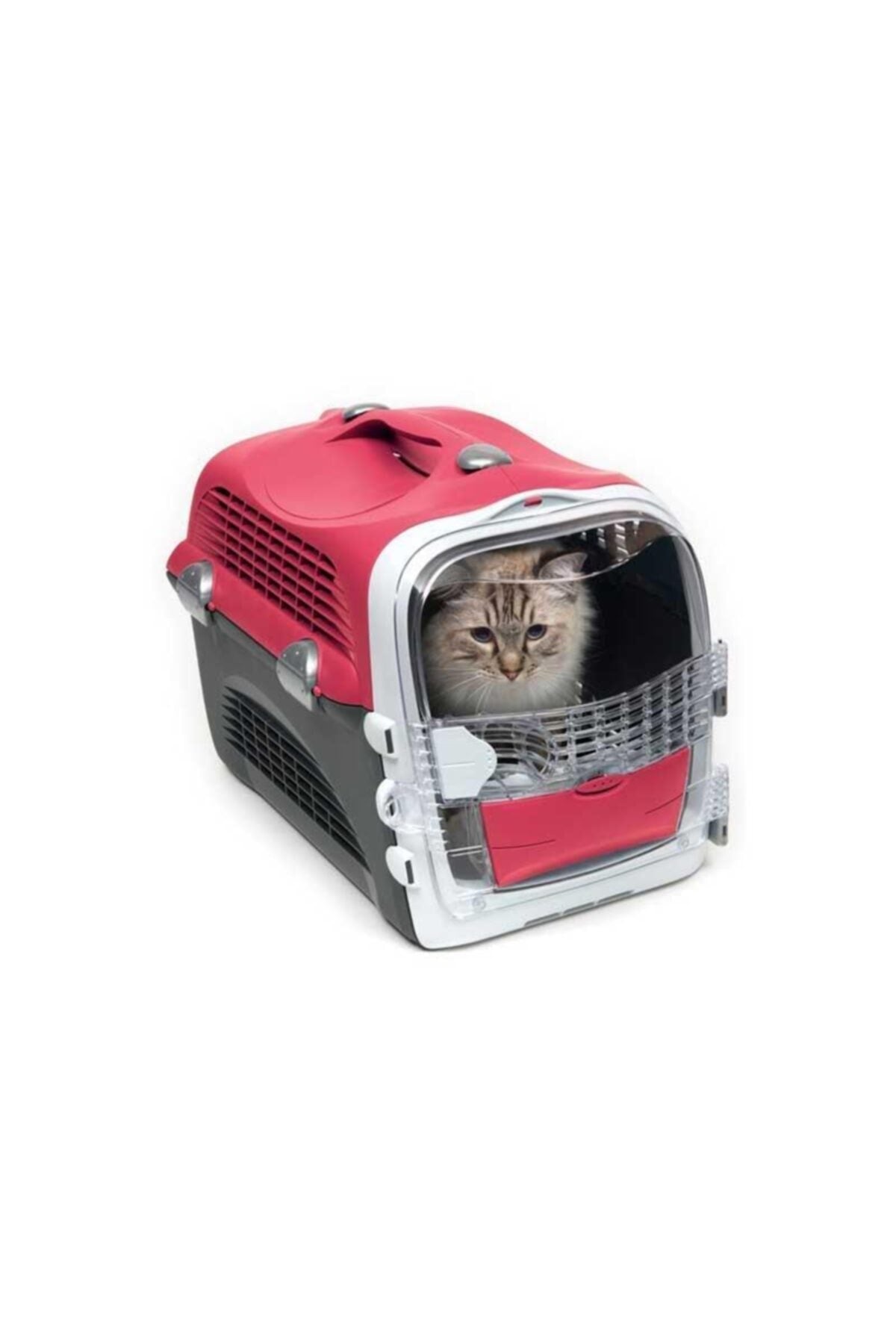 Catit Cabrio Kırmızı Kedi ve Köpek Taşıma Çantası 51 X 33 X 35 cm