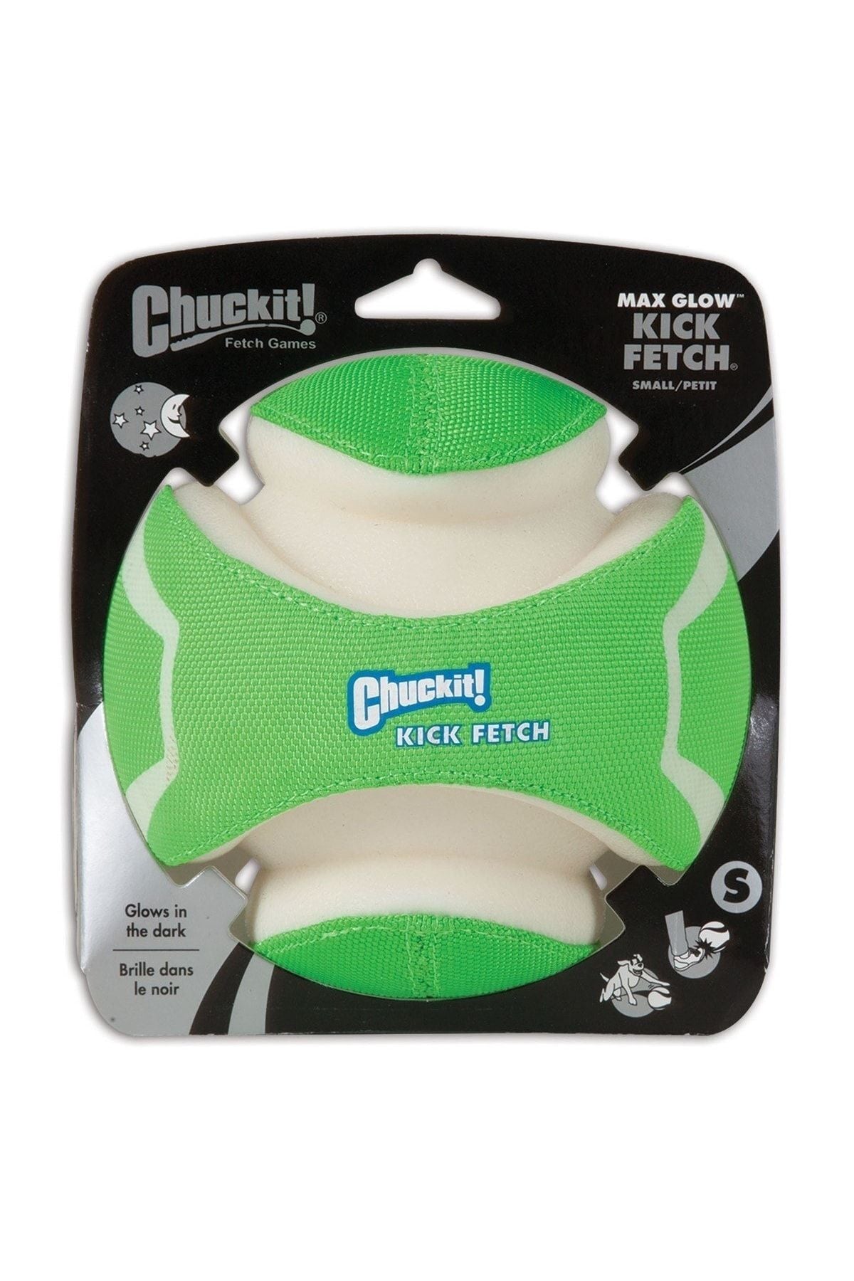 Chuckit! Kick Fetch Max Glow Gece Parlayan Köpek Oyun Topu ( Küçük Boy)