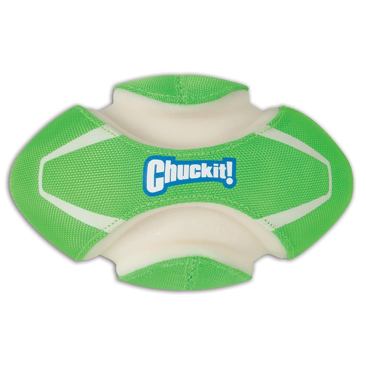 Chuckit! Max Glow Fumble Fetch Gece Parlayan Köpek Oyun Topu Yeşil