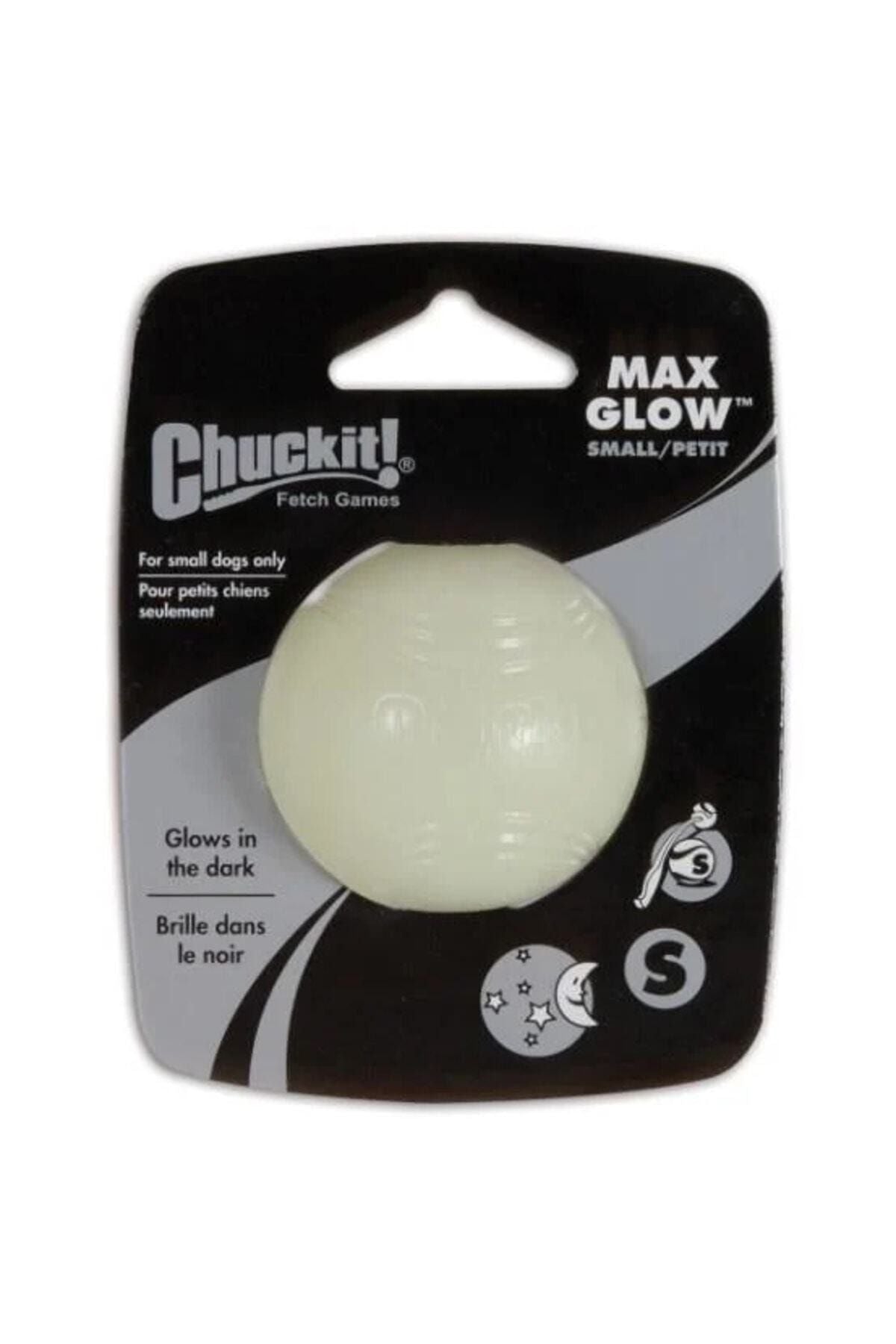 Chuckit! Max Glow Gece Parlayan Köpek Oyun Topu (Küçük Boy)