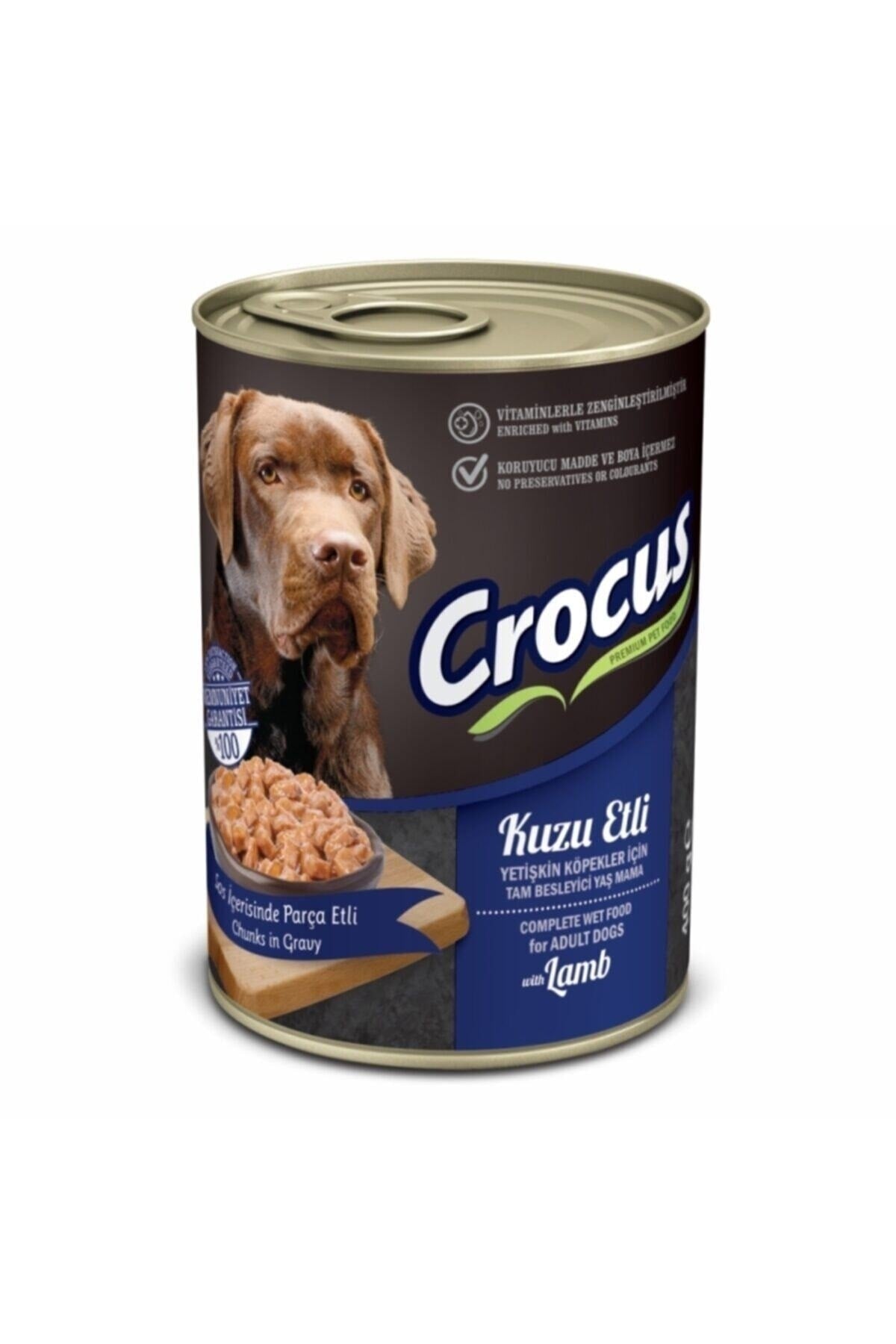 Crocus Kuzulu Yetişkin Köpek Konserve Yaş Maması 400 g