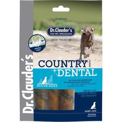 Dr.Clauder'S Country Dental Balıklı Köpek Ödül Maması 120 gr M