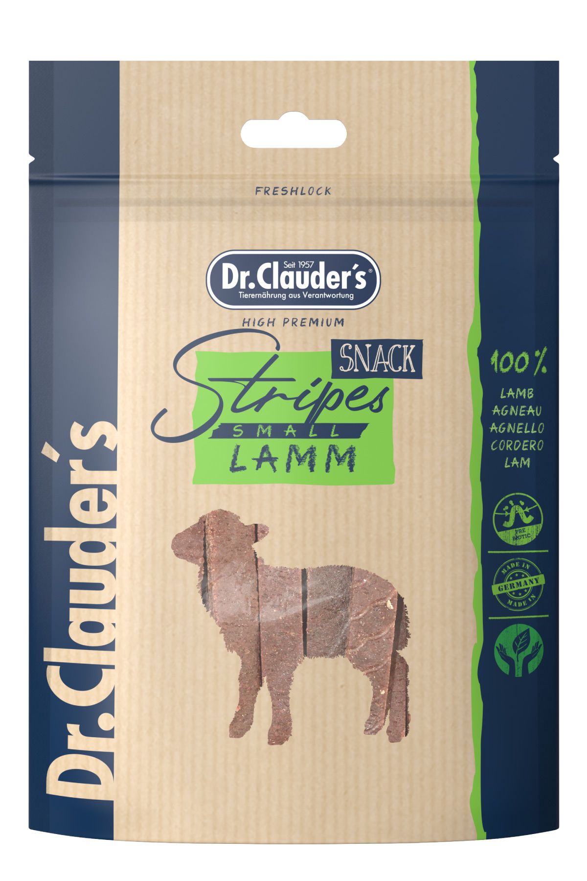 Dr Clauder'S Stripes Kuzulu Kedi ve Köpek Çubuk Ödül Maması 80 gr