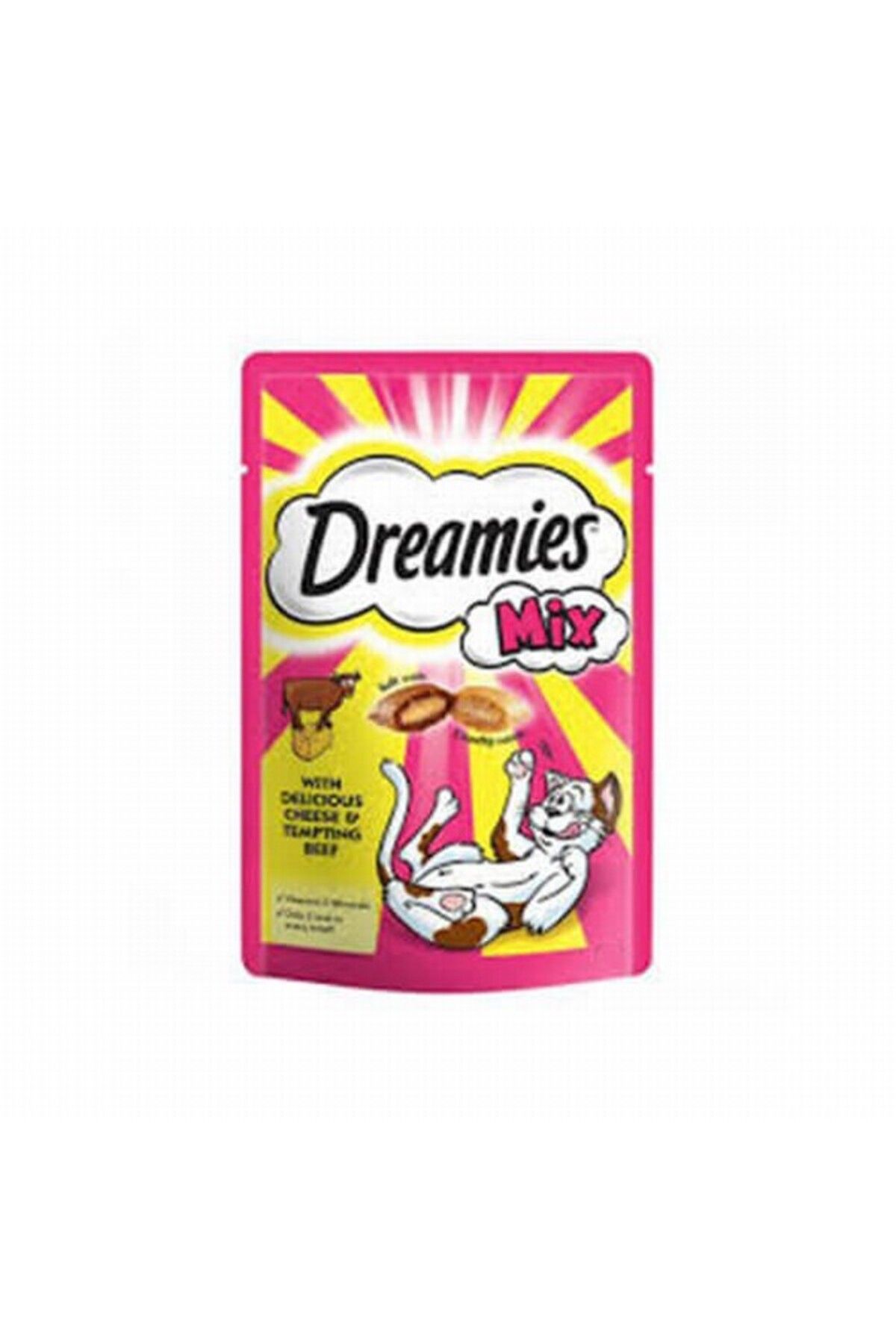 Dreamies Mix Biftekli ve Peynirli Kedi Ödül Maması 60 gr