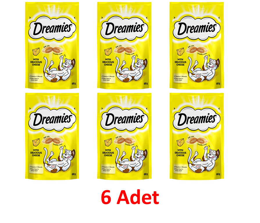 Dreamies Peynirli Kedi Ödül Maması 6X60 gr